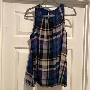 Plaid Vince Camuto Top - Size M